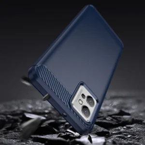 Carbon Xiaomi Poco F4 5G flexible silikoninis carbon cover dėklas telefonui juodos spalvos - Image 3