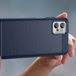 Carbon Xiaomi Poco F4 5G flexible silikoninis carbon cover dėklas telefonui juodos spalvos - Image 5