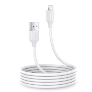 Joyroom Long-Lasting Series A9 USB-A / Lightning 2.4A kabelis 2m - baltos spalvos - Image 2