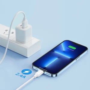 Joyroom Long-Lasting Series A9 USB-A / Lightning 2.4A kabelis 2m - baltos spalvos - Image 9