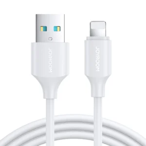 Joyroom Long-Lasting Series A9 USB-A / Lightning 2.4A kabelis 2m - baltos spalvos - Image 1