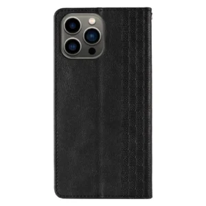 Magnet Strap  Samsung Galaxy S23+ Flip Wallet Mini Lanyard Stand juodos spalvos - Image 6
