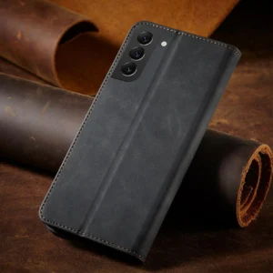 Magnet Fancy Samsung Galaxy S23+ flip cover wallet stand dėklas telefonui juodos spalvos - Image 7