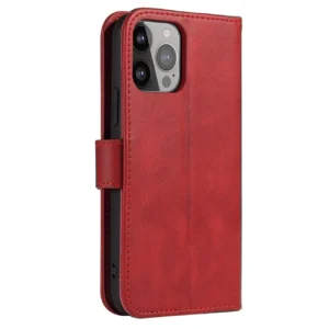 Magnet Samsung Galaxy S23 Ultra flip cover wallet stand raudonos spalvos - Image 4
