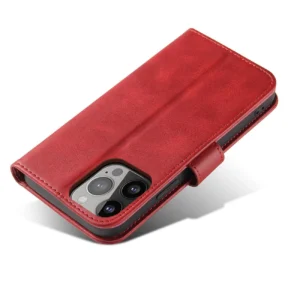 Magnet Samsung Galaxy S23 Ultra flip cover wallet stand raudonos spalvos - Image 5