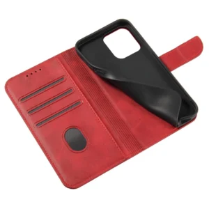 Magnet Samsung Galaxy S23 Ultra flip cover wallet stand raudonos spalvos - Image 6