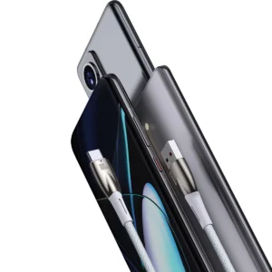 Baseus Glimmer Series fast charging kabelis USB-A - USB-C 100W 480Mbps 1m baltos spalvos - Image 4