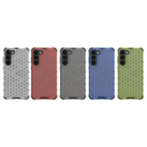Honeycomb case Samsung Galaxy S23+ armored hybrid cover dėklas telefonui juodos spalvos - Image 4