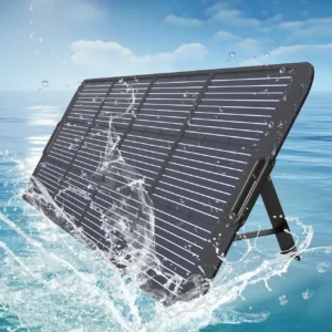Choetech SC011 solar įkroviklis 200W portable solar panel - juodos spalvos - Image 3