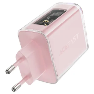 Acefast įkroviklis GaN 65W 3 ports (1xUSB, 2xUSB C) green (A45) - Image 3