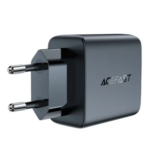 Fast įkroviklis GaN 35W PD 2x USB C Acefast A49 - juodos spalvos - Image 3