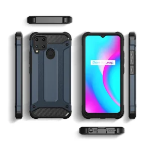 Hybrid Armor case Realme 10 5G / Realme 9i 5G armored hybrid case dėklas telefonui juodos spalvos - Image 7
