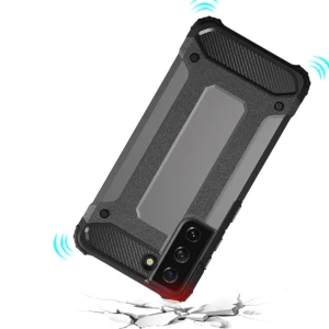 Hybrid Armor case Samsung Galaxy S23+ armored hybrid case dėklas telefonui juodos spalvos - Image 8