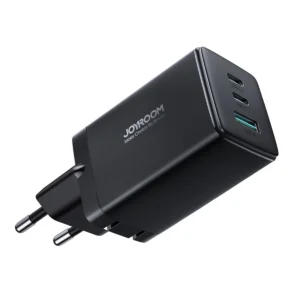 Joyroom fast GaN įkroviklis 65W USB-A, 2x USB-C juodos spalvos + USB-C - USB-C kabelis 100W 1.2m (TCG01) - Image 2
