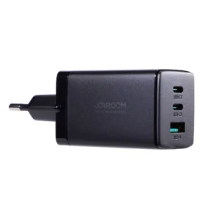 Joyroom fast GaN įkroviklis 65W USB-A, 2x USB-C juodos spalvos + USB-C - USB-C kabelis 100W 1.2m (TCG01) - Image 7