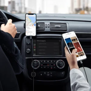 Ugreen CD130 USB-A / USB-C 30W automobilinis įkroviklis - pilkos spalvos - Image 3