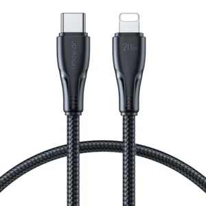 Joyroom Surpass Series A11 Lightning /USB-C 20W 0.25 m kabelis - juodos spalvos