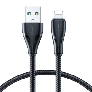 Joyroom Surpass Series A11 USB-A / Lightning 2.4A kabelis 0.25 m - juodos spalvos - Image 1