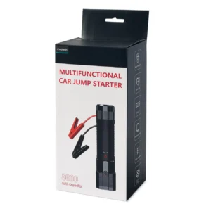 Choetech Jump Starter su Powerbank 8000mAh - LED Flashlight (TC0016) - juodos spalvos - Image 3