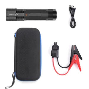 Choetech Jump Starter su Powerbank 8000mAh - LED Flashlight (TC0016) - juodos spalvos - Image 5