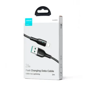 Joyroom Premium Series A13 USB-A / Lightning 2.4A kabelis 2m - juodos spalvos - Image 2