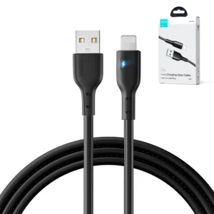 Joyroom Premium Series A13 USB-A / Lightning 2.4A kabelis 2m - juodos spalvos - Image 3