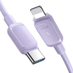 Joyroom Multi-Color Series A14 USB-C / Lightning 20W kabelis 1.2 m - violetinės spalvos