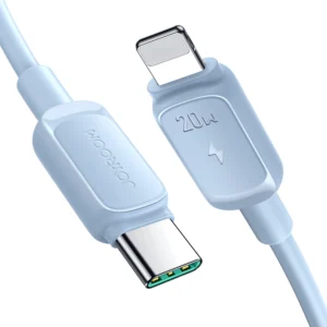 Joyroom Multi-Color Series A14 USB-C / Lightning 20W kabelis 1.2 m - mėlynos spalvos