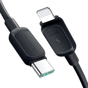 Joyroom Multi-Color Series A14 USB-C/ Lightning kabelis 20W 1.2 m - juodos spalvos