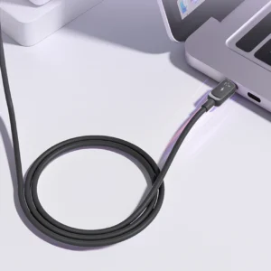 Joyroom Multi-Color Series A14 USB-C / USB-C 60W kabelis 1.2m - juodos spalvos - Image 6