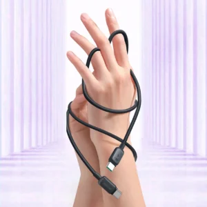 Joyroom Multi-Color Series A14 USB-C / USB-C 60W kabelis 1.2m - juodos spalvos - Image 8