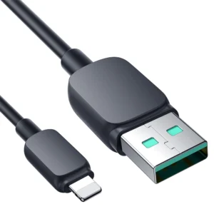 Joyroom Multi-Color Series A14 Lightning / USB-A 2.4A kabelis 2 m - juodos spalvos - Image 2