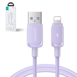 Joyroom Multi-Color Series A14 Lightning / USB-A 2.4A 1.2 m kabelis - violetinės spalvos - Image 3