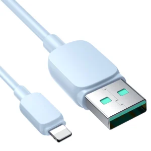Joyroom Multi-Color Series A14 Lightning / USB-A 2.4A 1.2 m kabelis - mėlynos spalvos - Image 2