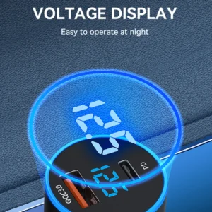 Wozinsky WDCCAC USB-C USB-A 36W automobilinis įkroviklis - juodos spalvos - Image 9