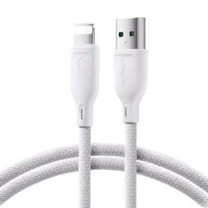 Joyroom Multi-Color Series S-A34 USB-A / Lightning 3A kabelis 1m - baltos spalvos