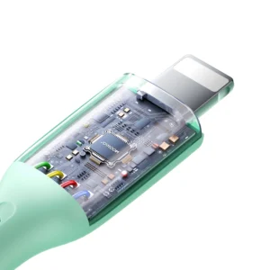 Joyroom Multi-Color Series S-A34 USB-A / Lightning 3A kabelis 1m - baltos spalvos - Image 3