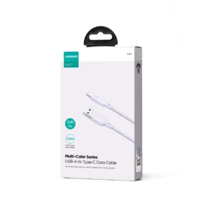 Joyroom Multi-Color Series S-A34 USB-A / USB-C 100W kabelis 1m - violetinės spalvos - Image 2