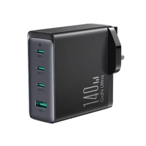 GaN įkroviklis UK Joyroom JR-TCG05UK 140W 3x USB-C USB-A + USB-C / USB-C kabelis 240W 1.2m - Image 9