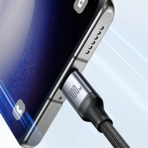 Joyroom Speedy Series S-A21 2in1 USB-C - USB-C / USB-C kabelis 100W 1.5m - juodos spalvos - Image 9