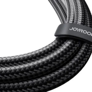 Joyroom Speedy Series S-A21 2in1 USB-C - USB-C / USB-C kabelis 100W 1.5m - juodos spalvos - Image 6