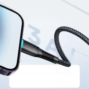 Joyroom Starry Series SA32-AL3 3A USB-A / Lightning kabelis 1m - juodos spalvos - Image 8