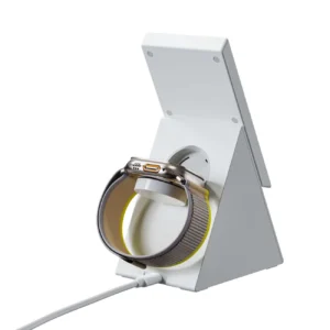 Choetech T600 15W 3in1 belaidžio įkrovimo stoelė - baltos spalvos - Image 7