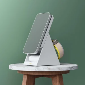 Choetech T600 15W 3in1 belaidžio įkrovimo stoelė - baltos spalvos - Image 8