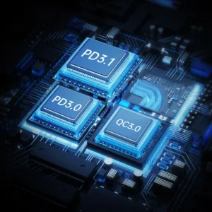 Choetech TC0024 automobilinis įkroviklis 160W 2x USB-C PD 3.1 1x USB-A - juodos spalvos - Image 5