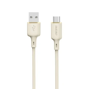 Dudao L7SC USB-A - USB-C kabelis 5A 1m - beige