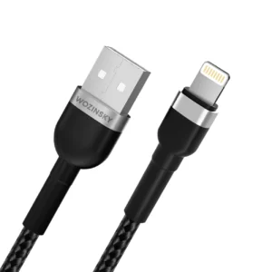 Wozinsky WNBAL2 USB-A / Lightning 2.4A kabelis 2 m - juodos spalvos - Image 4
