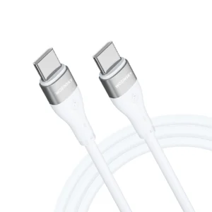 Wozinsky WSTCC1 USB-C / USB-C PD 65W kabelis 1 m long - baltos spalvos - Image 4