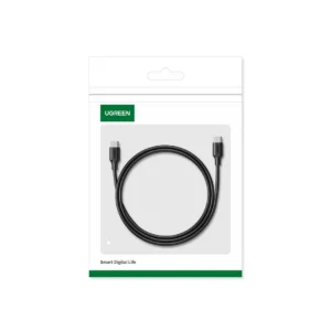 Ugreen US562 USB-C - USB-C PD QC kabelis 100W 5A 480Mb/s 1.5m - juodos spalvos - Image 5