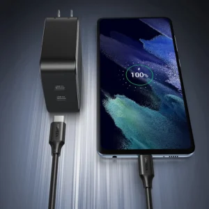 Ugreen US562 USB-C - USB-C PD QC kabelis 100W 5A 480Mb/s 1.5m - juodos spalvos - Image 8